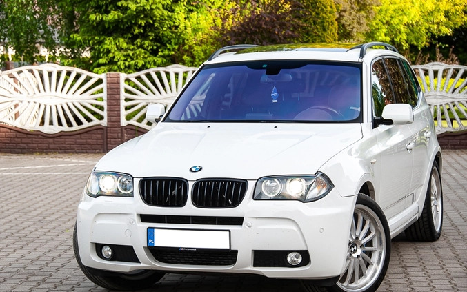 BMW X3 cena 39900 przebieg: 229000, rok produkcji 2008 z Jedwabne małe 781